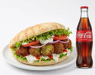 Menù panino falafel