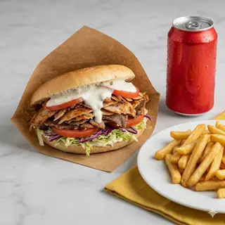 Menù panino kebab