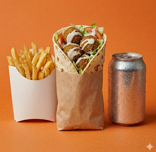 Piadina falafel