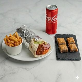 Menu piadina falafel analcolico