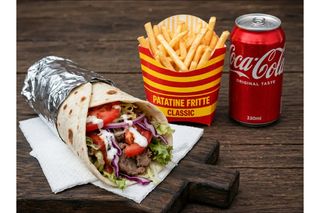 Menú piadina kebab