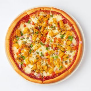 Mexican chicken pizza