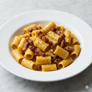 Mezze maniche alla carbonara