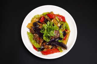 Мясо с баклажанами (480г)