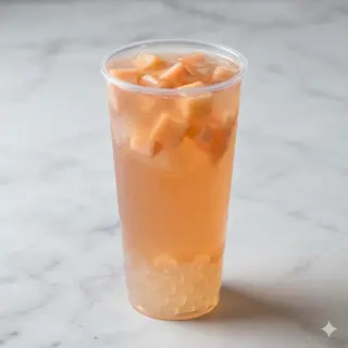 Milk tea al oolong e pesca