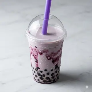 8 Milk tea mirtilli