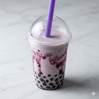8 Milk tea mirtilli