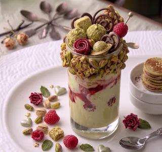 Milkshake Pistachio Raspberry