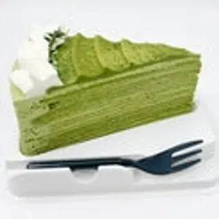 Mille crepes al matcha
