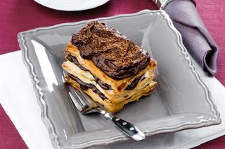Millefoglie con cioccolato