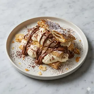 Millefoglie scomposta Nutella
