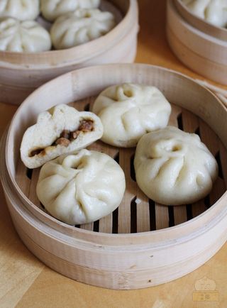Mini baozi al vapore - 4 pezzi