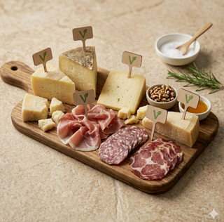 Misto di formaggi e salumi