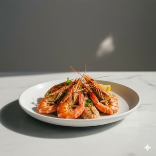 Misto gamberi e scampi