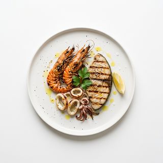 Misto pesce alla brace