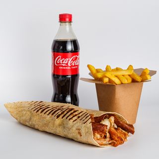 Tortilja Mix sa krumpirićima i pićem