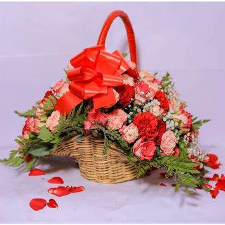 Mixed Roses Basket