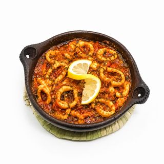 Mkila Calamar Fromage Sauce Blanche