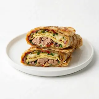 Mlewi Omelette, Thon Et Fromage