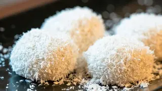Mochi di sesamo al cocco - 4 pezzi