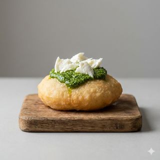 Montanara pesto e bufala