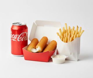 Mozzarella sticks menù