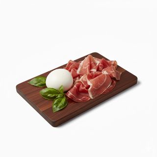 Mozzarella 250 g e prosciutto crudo ciarcia