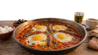 Mqila Poivron, Tomate & Saucisse