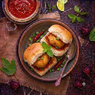Vada Pav de Bombaim 2 Unidades