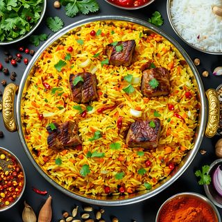 Mutton Hyderabadi biryani