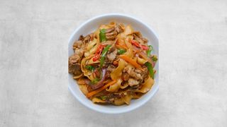 Mutton fried noodles