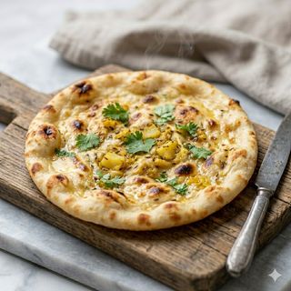 Naan with potato