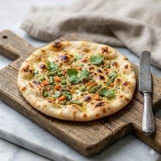 Naan with vegetable