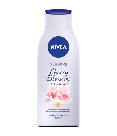 Nivea Cherry Blossom Oil-In-Lotion, 400Ml