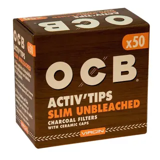 OCB filteri s ugljenom 50 kom slim 7 mm