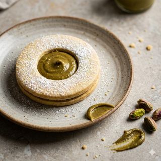 Occhio di bue classico al pistacchio