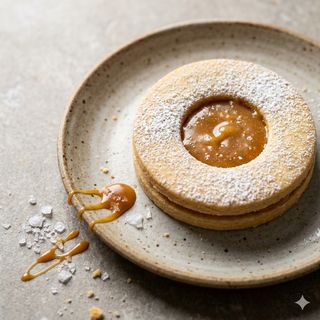 Occhio di bue classico con caramello salato