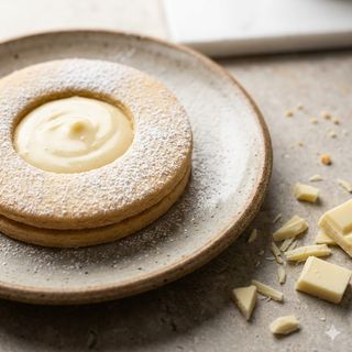 Occhio di bue classico con cioccolato bianco