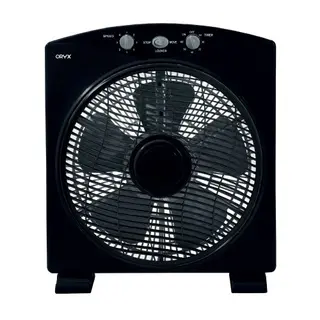 ORYX Black Fan Heater