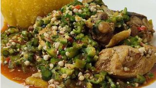 Okra soup