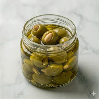 Olive con mandorle 100 gr