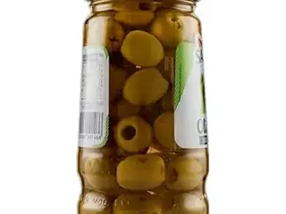 Olive in vetro verdi