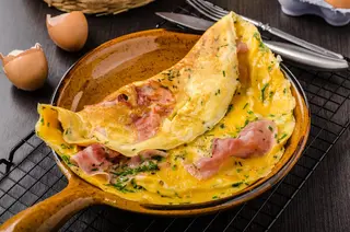 Omelette Jambon Fromage