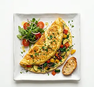 Omelette Végétarienne