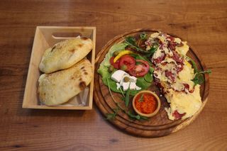 Omlet pršuta