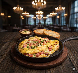 Omlet sa purećom šunkom