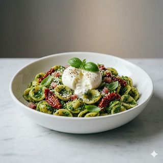 Orecchiette con pesto di cime di rape