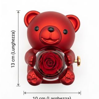 Orsetto con Rosa Eterna