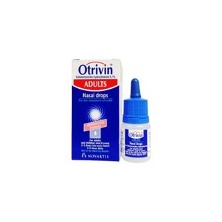 Otrivin 0.1% Xylometazoline (Adult) Nasal Drops 10ml