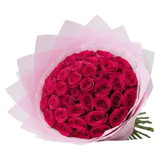 Hot Pink Hand Bouquet